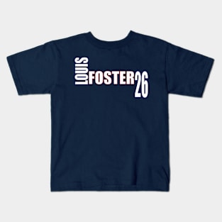 Louis Foster '23 white text Kids T-Shirt